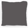 Taie d'oreiller 63x63 "uni 57 fils gris carbone"