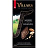 Villars tablette noir amandes caramélisées 100g
