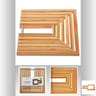 Dessous de plat extensible bambou