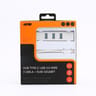 Apm hub usb 3.0 type-c vers 3 usb-a+rj45 gigabit m/f metal gris 570317