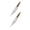 Apm cordon jack 3.5mm stéréo m/m blanc 1.5m 418017