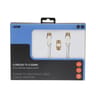 Apm cordon tv m/m 9.52mm blanc 10m + adaptateur femelle 10m 408016