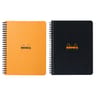 Rhodia cahier reliure intégrale note book 16x21 160 pages 5x5 80g