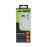 Apm cordon hdmi 4k/type-c m/m blanc plug métal gris 1.8 590480