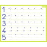 Ardoise chiffres 21x26.5cm