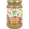 Jardin bio purée de cacahuète crunchy équitable bio 350g