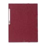 Exacompta chemise à élastqiue 3 rabats carte lustrée rouge cerise
