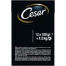Cesar pâtée pour chien senior 4 variétés en gelée 12x100g