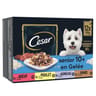 Cesar pâtée pour chien senior 4 variétés en gelée 12x100g