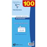 Clairefontaine enveloppes standard auto adhesives x100 110x220.