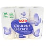 Cora papier toilette décoré 2 plis x6 rouleaux