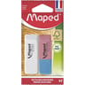 Maped gommes triplex dessin encre/crayon+blanche