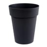 Vase Toscane mi-haut diamètre 44 cm gris anthracite