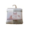 Drap housse jersey 60x120cm blanc/gris x2 Socobaby