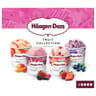 Haagen dazs 4 mini pots fruit collection 380ml 326g