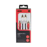 Apm cordon 2 rca mâle/mâle noir 5m 417012