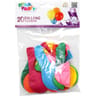 Ballons x20 latex rond couleurs assorties