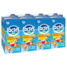 Lactel lait uht de Bons Matins demi écrémé brique slim 8x1l