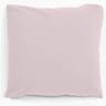 Taie d'oreiller 63x63 uni rose clair 57 fils