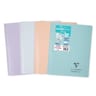 Clairfontaine koverbook blush spirale avec rabats ligne polypro 148x210 160 pages
