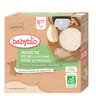 Babybio gourde brassé riz pêche poire de provence 4x85g dès 6 mois