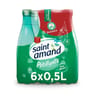 Eau minérale pétillante saint amand pack de 6x50cl