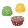 60 caissettes gm 6.5 cm motif pois