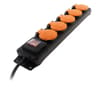 Zenitech bloc 5 prises IP44 3G1mm avec interrupteur 520g