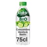 Volvic bio concombre menthe & basilic 75 cl