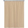 Arvix rideau douche peva uni sesame et grenade 140x180 assortis