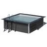 Piscine carrée composite 3.26mx3.26mxh0.96m