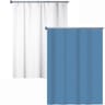Rideau de douche péva blanc et bleu assortis 140x180