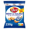 Vico noix de cajou grilles et sallees au sel de guerande 230g