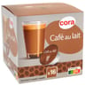 Cora 16 capsules type Dolce Gusto café au lait 160g