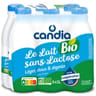 Candia doux & léger bio 1% mg bouteille plastique 6x1l