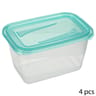 Lot de 4 boîtes de conservation 0.75L