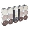 Lot de 30 bougies chauffe-plats parfumées jasmin Nina