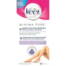 Veet bande de cire hypoallergénique corps & jambes minima pure x40