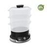 Seb Cuiseur vapeur ultracompact 9 L 3 bols VC204800