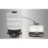 Seb Cuiseur vapeur ultracompact 9 L 3 bols VC204800
