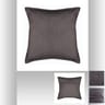 Coussin "lilou" 45x45cm gris foncé