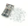 Lot de 2 canons à confettis argent papier 11cm