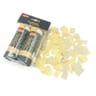 Lot de 2 canons à confettis dorés papier 11cm