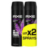 Axe déodorant bodyspray Provocation lot 2x200ml