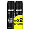 Axe Black déodorant homme bois de cèdre lot 2x200ml