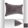 Coussin "lilou" 30x45cm gris foncé