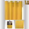 Rideau "lilou" 140x260cm ocre