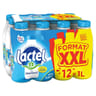 Lactel lait demi écrémé uht bouteille 12x1l petit déj