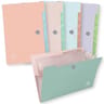 Exacompta trieur 6 compartiments polypro blush 24x32