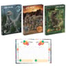Agenda scolaire 120x170 1j/p 320 pages couverture rembourée souple jurassic world